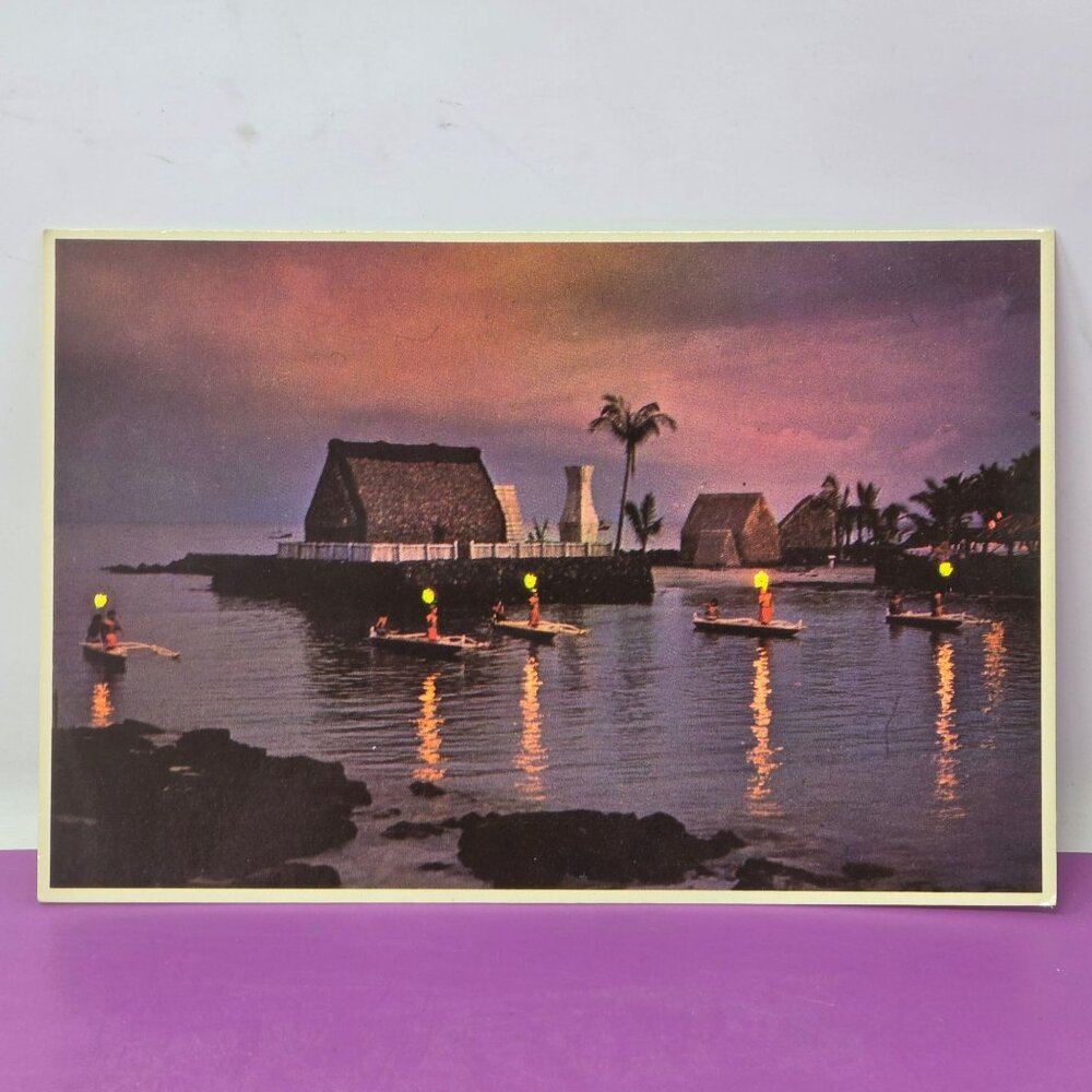 Vintage Royal 4‎ Postcards Hawaii Kailua-Kona Scenic Views King Kamehameha Hotel